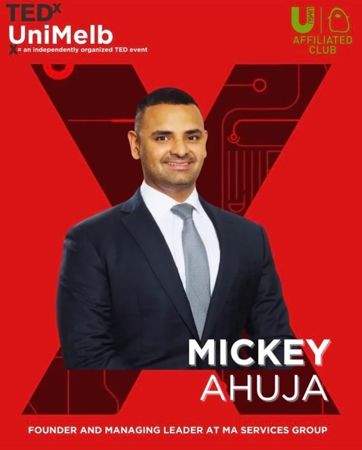 Micky Ahuja at TEDxUniMelb, Speaker