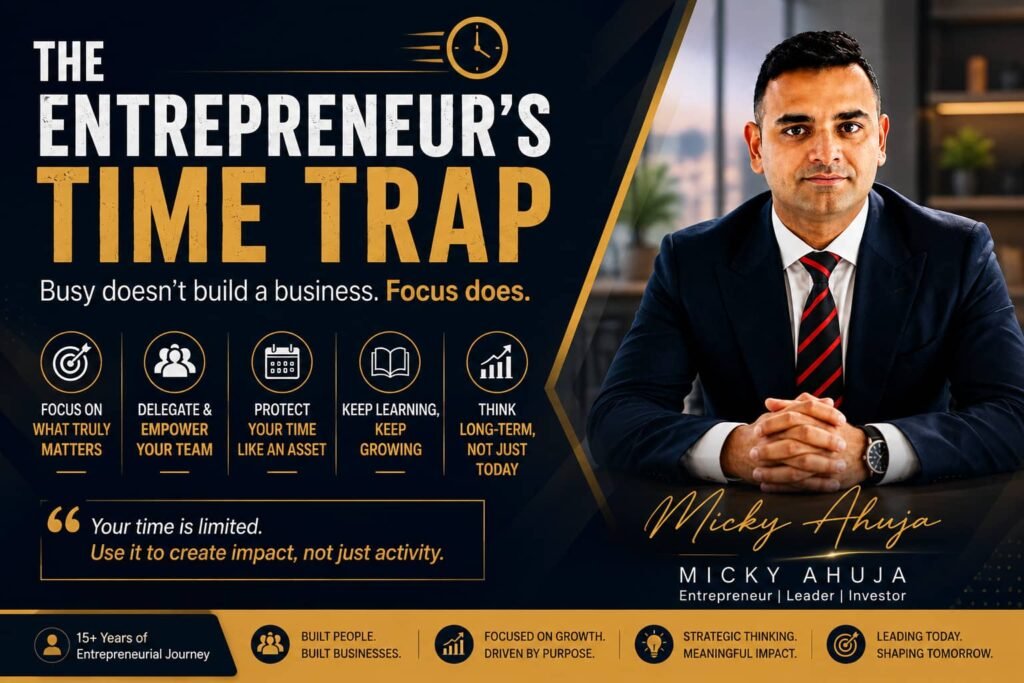 The Entrepreneur’s Time Trap Micky Ahuja