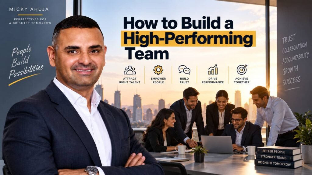 How to Build a High-Performing Team | Micky Ahuja