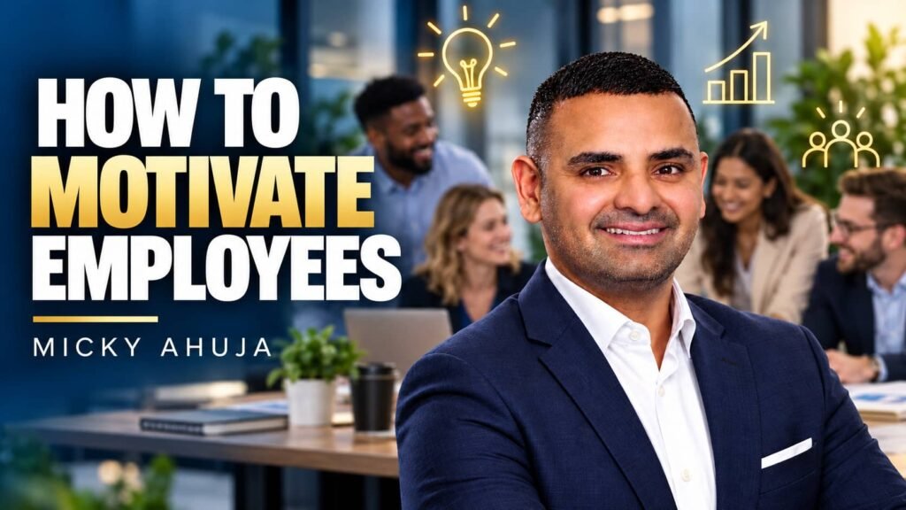 How to Motivate Employees Insights from Micky Ahuja
