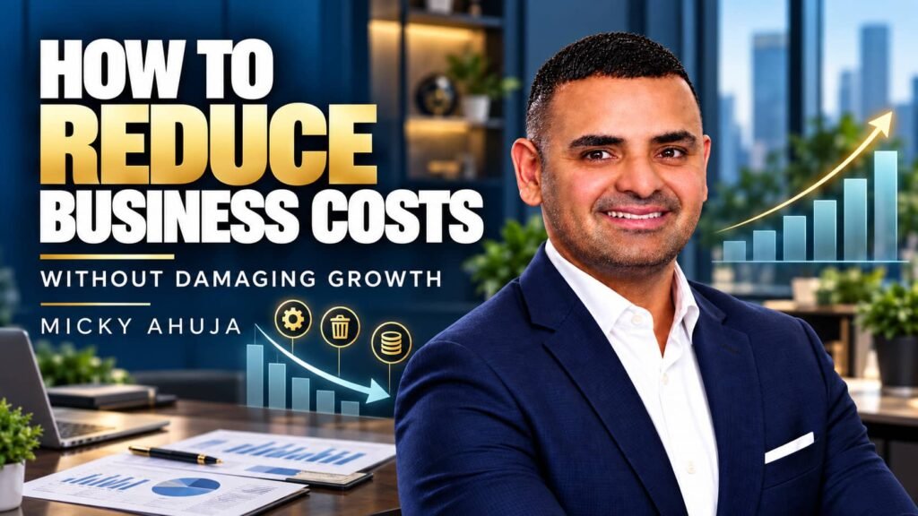 How to Reduce Business Costs Without Damaging Growth: Insights from Micky Ahuja