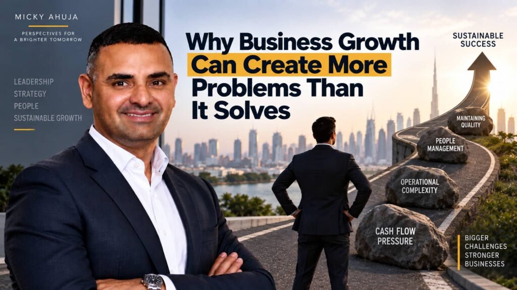 Why Business Growth Can Create More Problems Than It Solves | Micky Ahuja