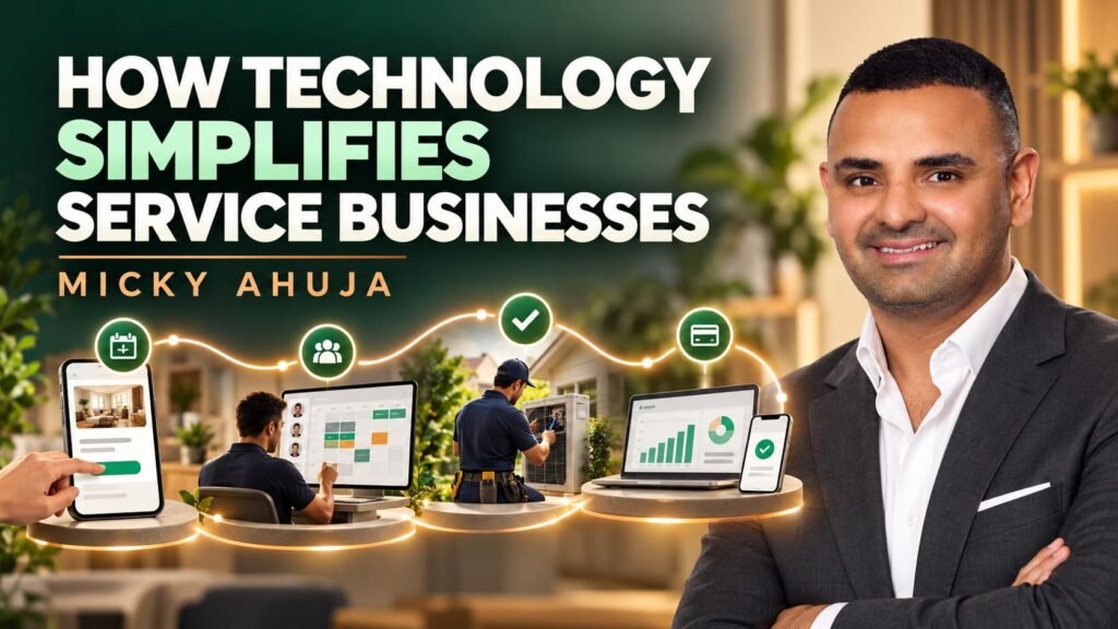How Technology Simplifies Service Businesses Micky Ahuja